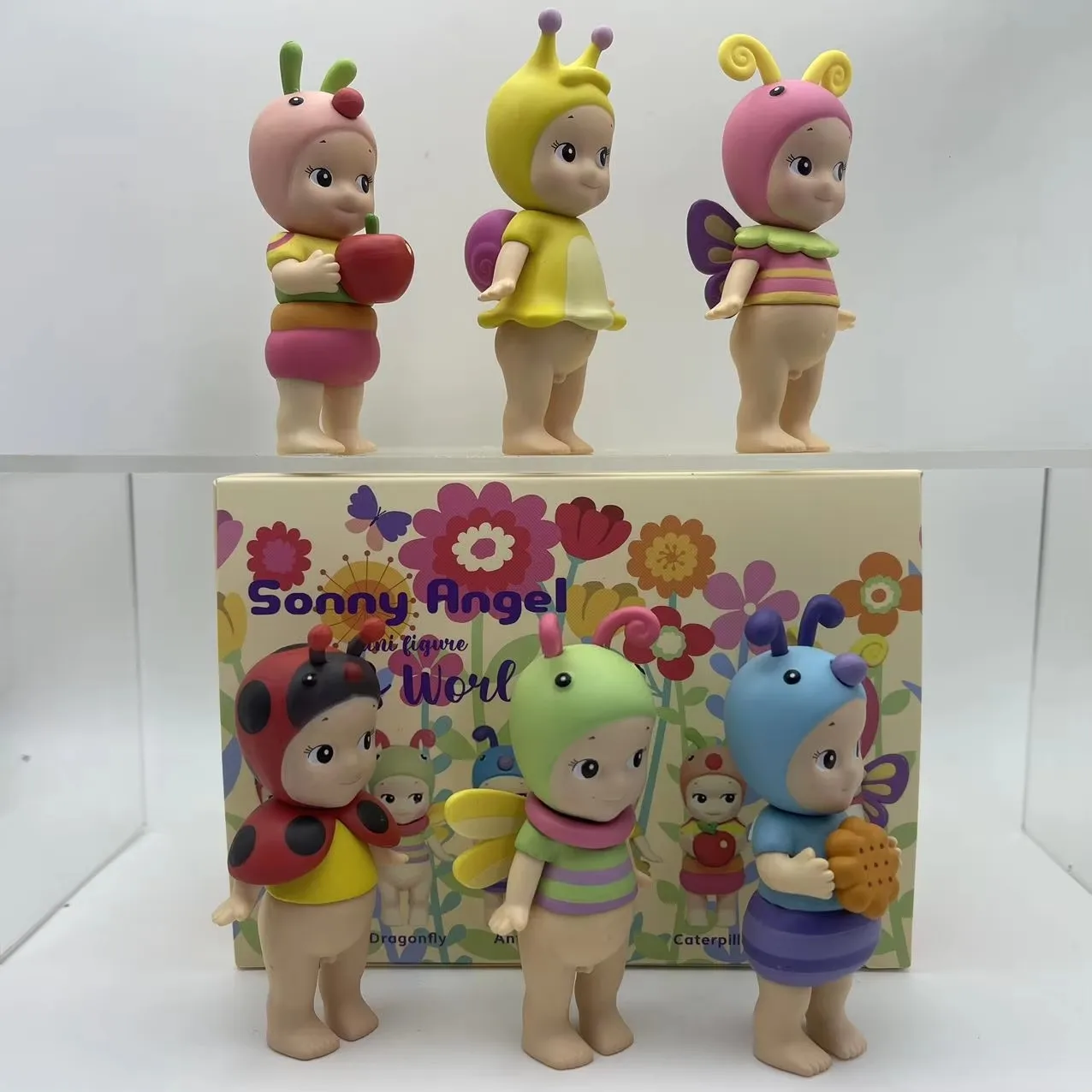 Фото Мини-фигурка Sonny Angel, серия Bug'S World, слепая коробка, маленькая игрушка-пчелка, коллекция ангелов, украшение для куклы, подарок на день рождения, игрушки №3
