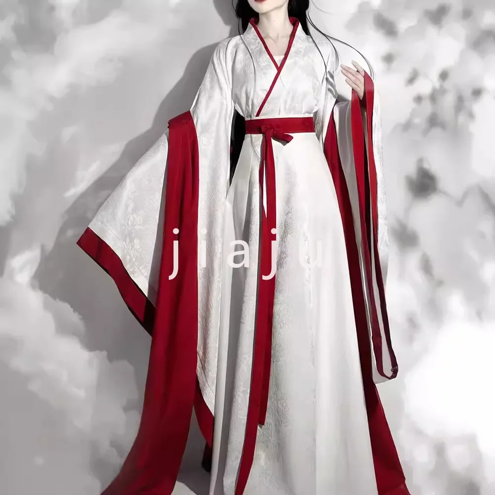 Древнее платье древний стиль сказочная энергия заказ летних цветов Джу Цзинъи