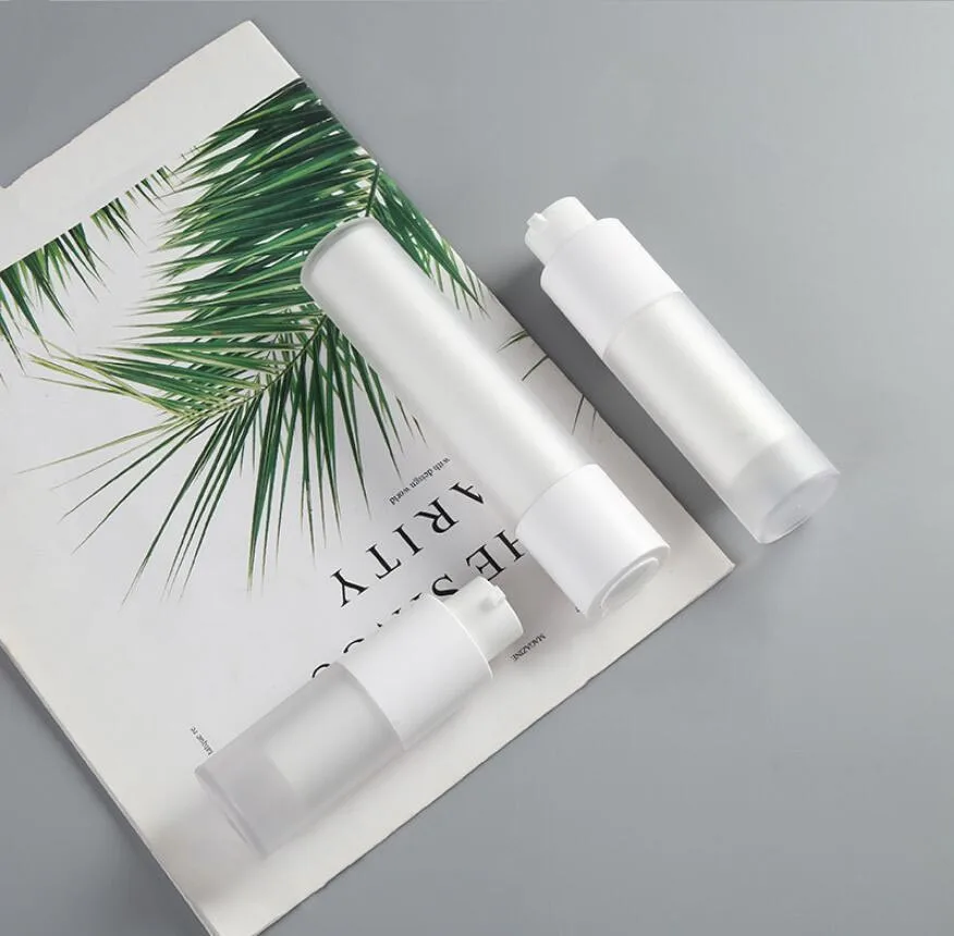 50ml frosted rotate airless bottle with white pump UV essence lotion/emulsion/serum/foundation skincare cosmetic packing | Красота и