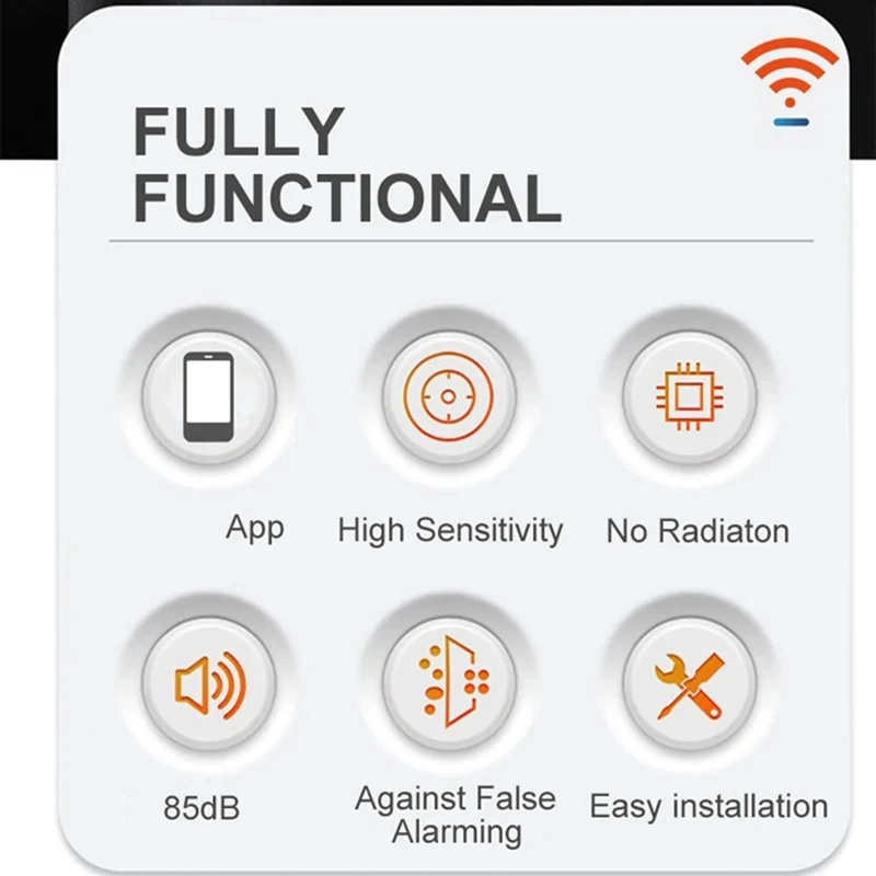 Дымовая сигнализация Tuya пожарная защита детектор дыма коптильня