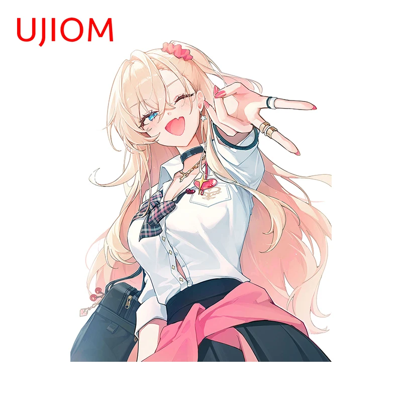 Оригинальная Милая Настенная Наклейка UJIOM 13 см X 10 6 полная жизненной силы