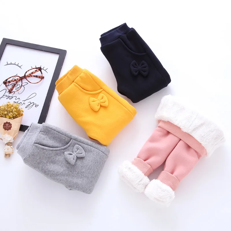 

Thick Warm Winter 2-7Y Kids Velvet Pants Children's Clothing Casual Boy Sports Cargo Pants Girls Autumn Corduroy Casual Trousers