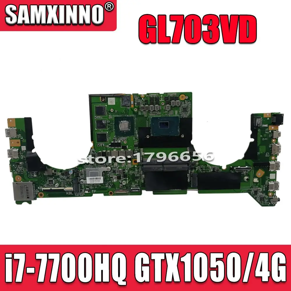 

Akemy DABKNMB28A0 Laptop motherboard For Asus ROG Strix GL703VD GL703V original mainboard I7-7700HQ GTX1050