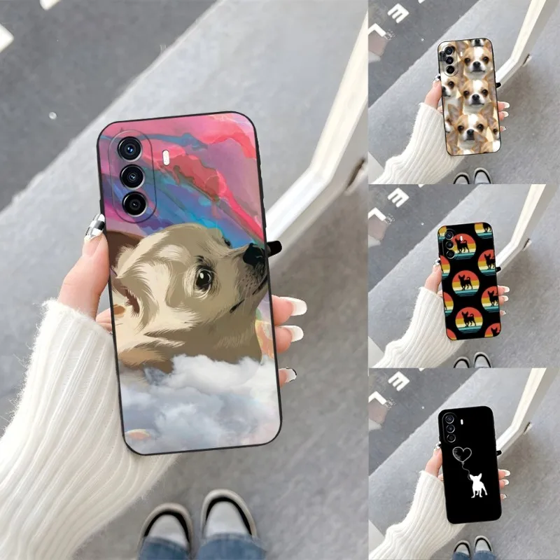 Винтажный чехол для телефона с изображением собаки чихуахуа Honor 30 20 I 50 10 Pro S SE V40