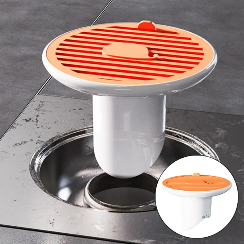 

Sewer Floor Drain Bathroom Anti-insect Deodorant Stopper Insectproof Silicone Floor Drain Cover Shower Drain Filter Hair Trap