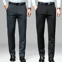formal occasion suit pants 2022 new young and middle aged mens casual suit pants mens thin straight slim business trousers