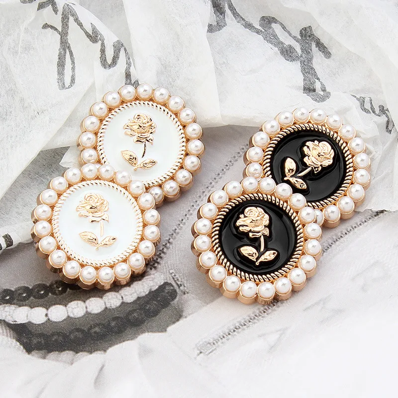 6 шт. детский твидовый тренчкот с жемчужными пуговицами