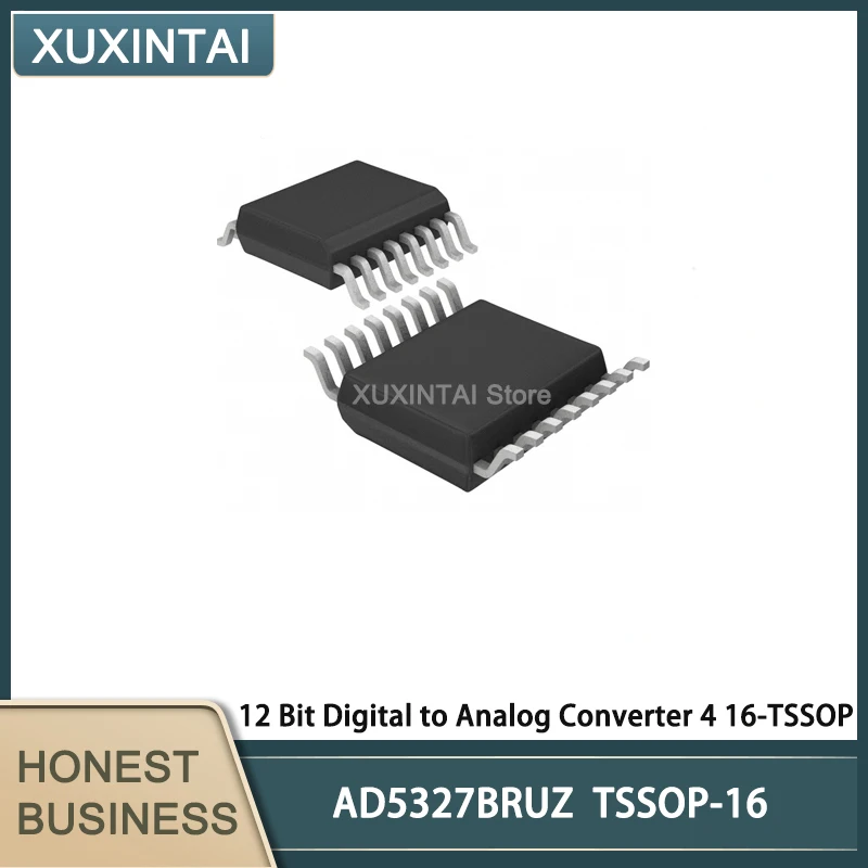 

5 шт./лот AD5327BRUZ AD5327 12-битный цифро-аналоговый конвертер 4 16-TSSOP