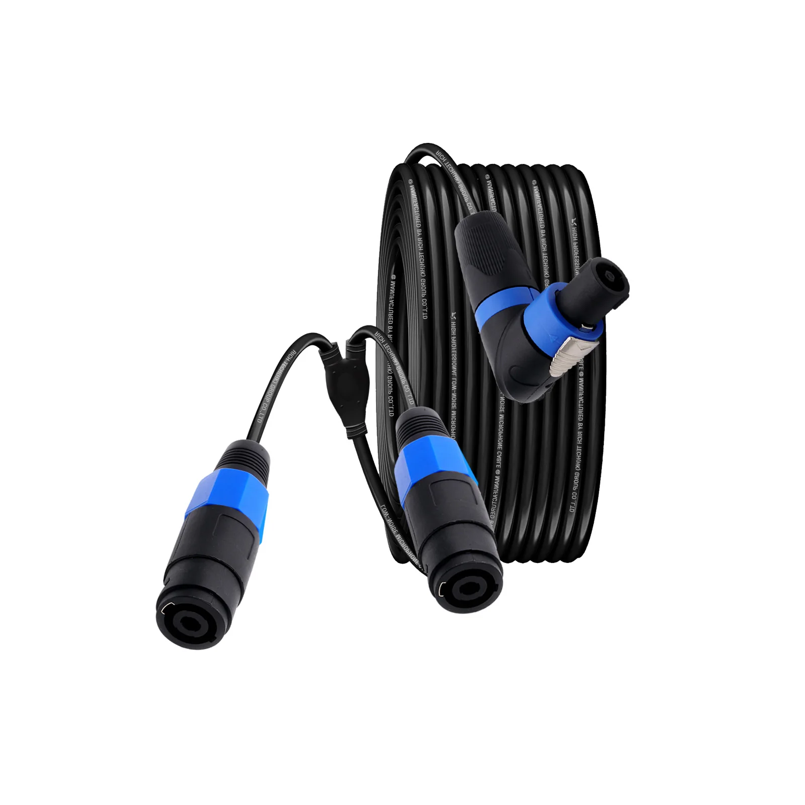 Фото Разветвительный кабель Speakon, 1-2 разветвителя Y-кабели Speakon Breakout Шнур Speakon Female/Male to Dual M/F Audio Extension SOUND Line №4