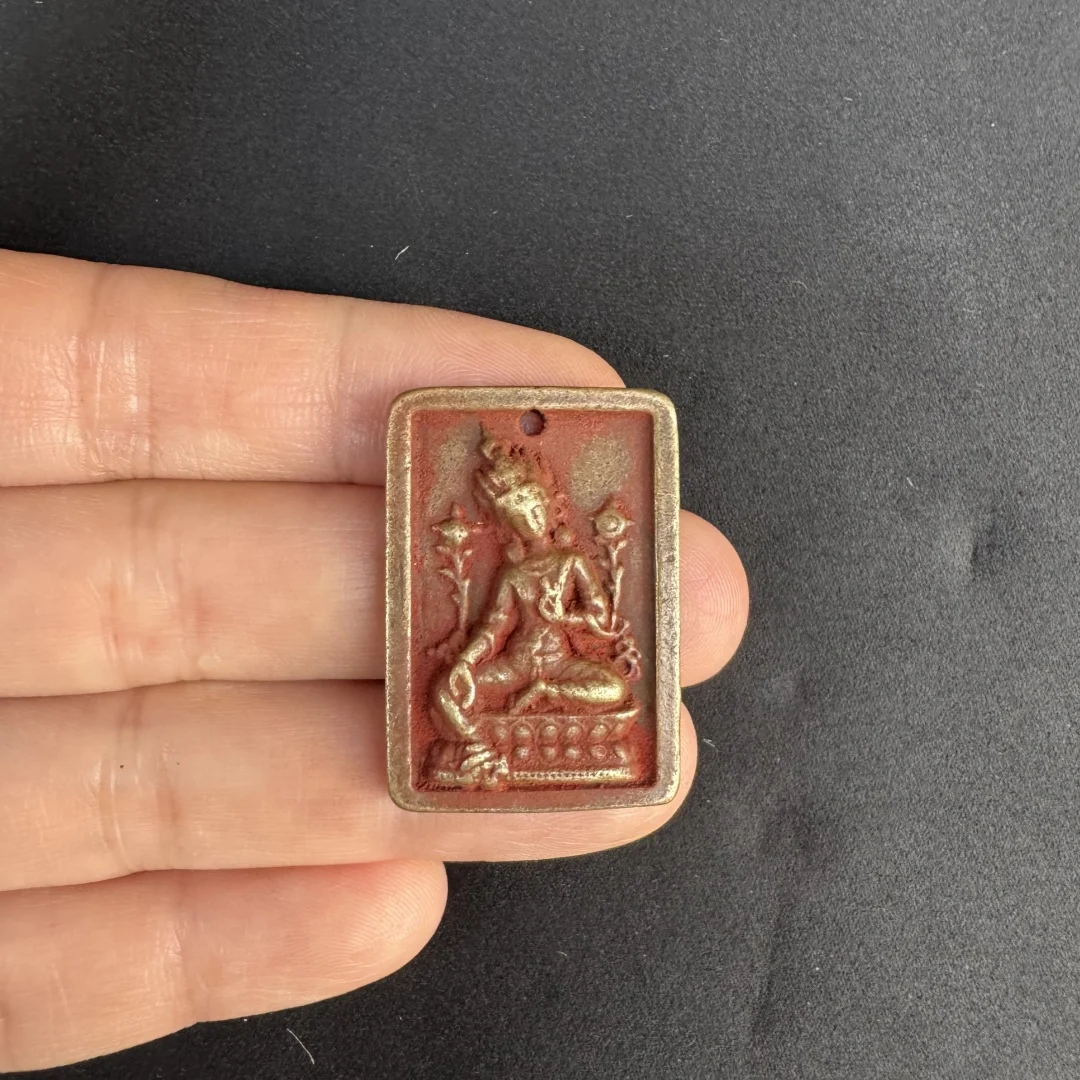 

Медная подвеска JuShah Red & Green Tara Buddha