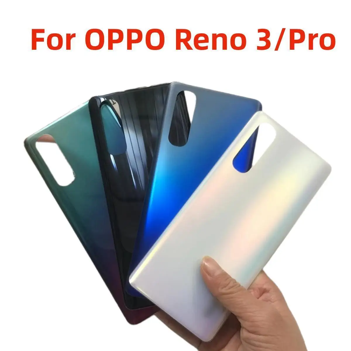 

High Quality NEW Back Cover Battery Housing For OPPO Reno 3 Pro Reno3 5G Reno3pro Door Rear Case Shell Phone Lid Replacement