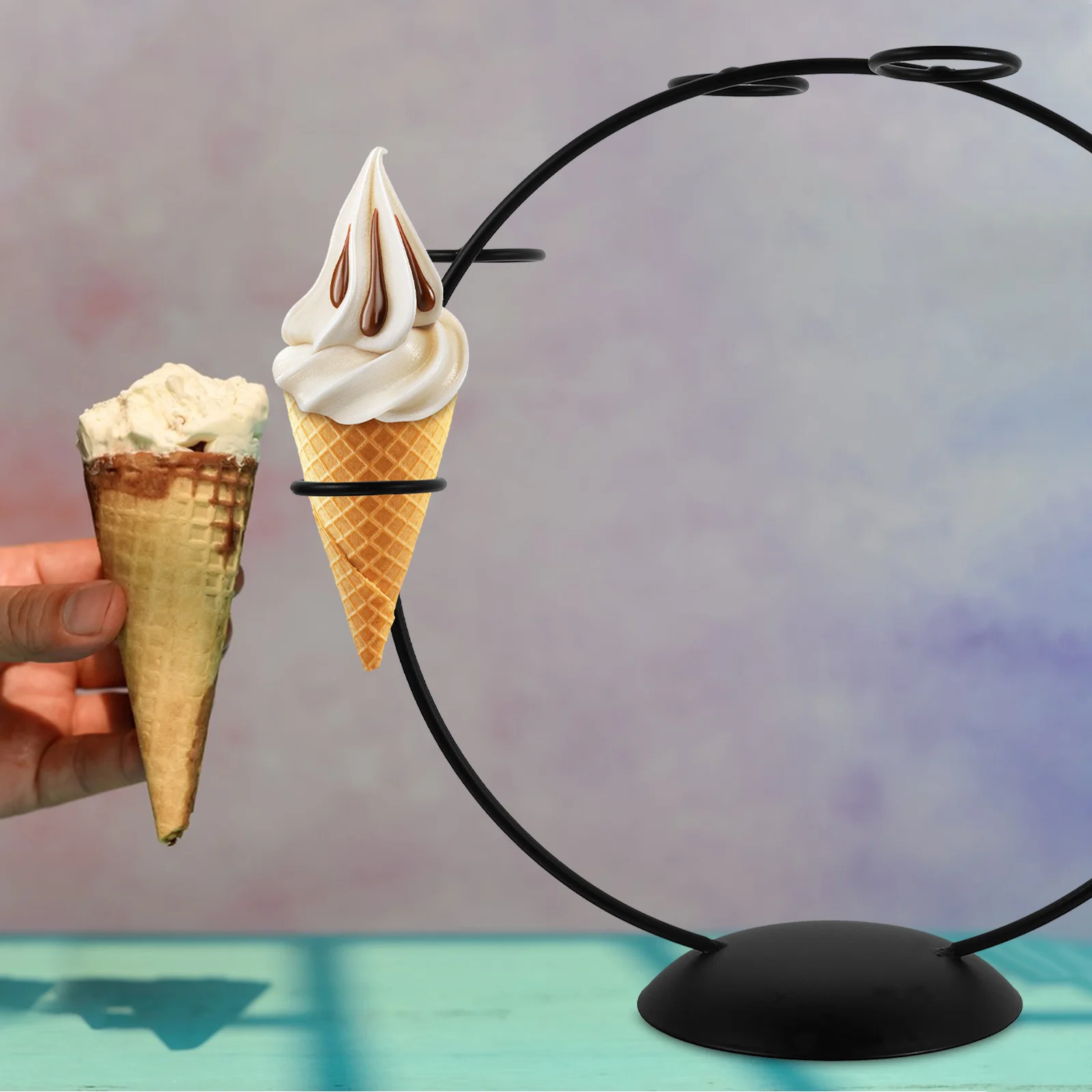 Железный держатель для конуса мороженого металлический рулон подставка суши