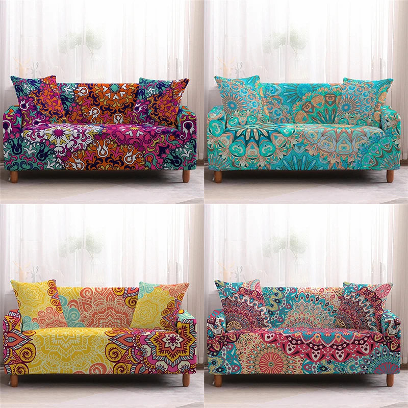 

Эластичный чехол для дивана с цветочным узором, домашний декор, все включено, секционные Чехлы для дивана, пылезащитный чехол для подушки, ч...