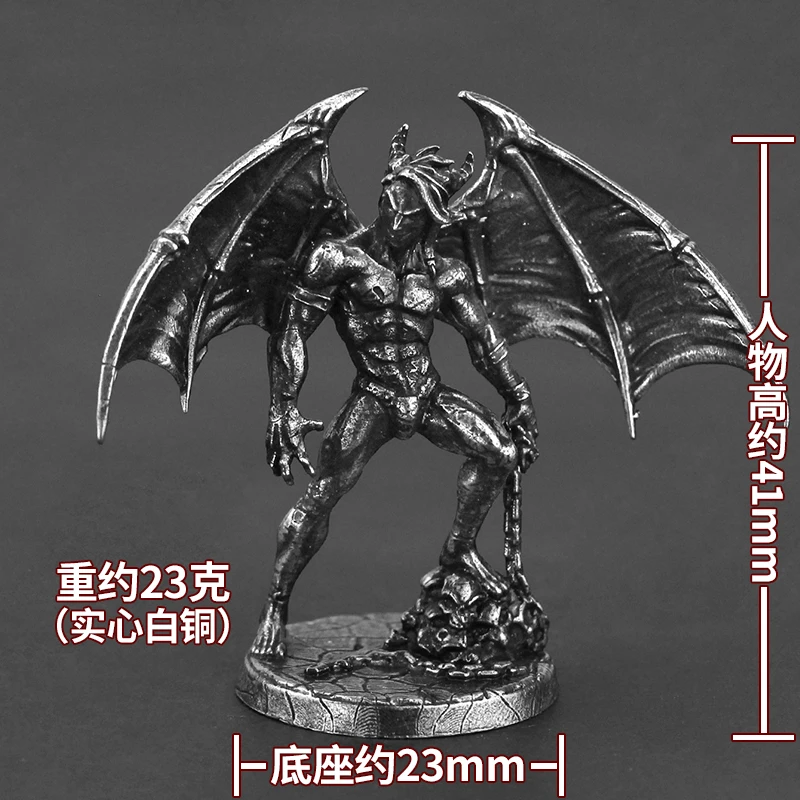 

Металлическая статуэтка демона из меди