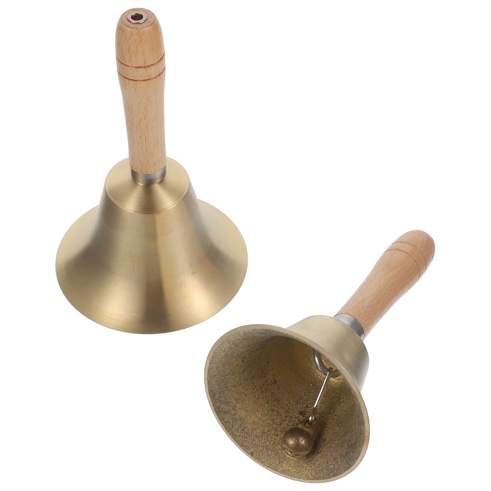 

Металлический настольный колокольчик, ручной буфет для вызова руки в гостиничном стиле, для ресторана, винтажная тарелка, 2 шт.