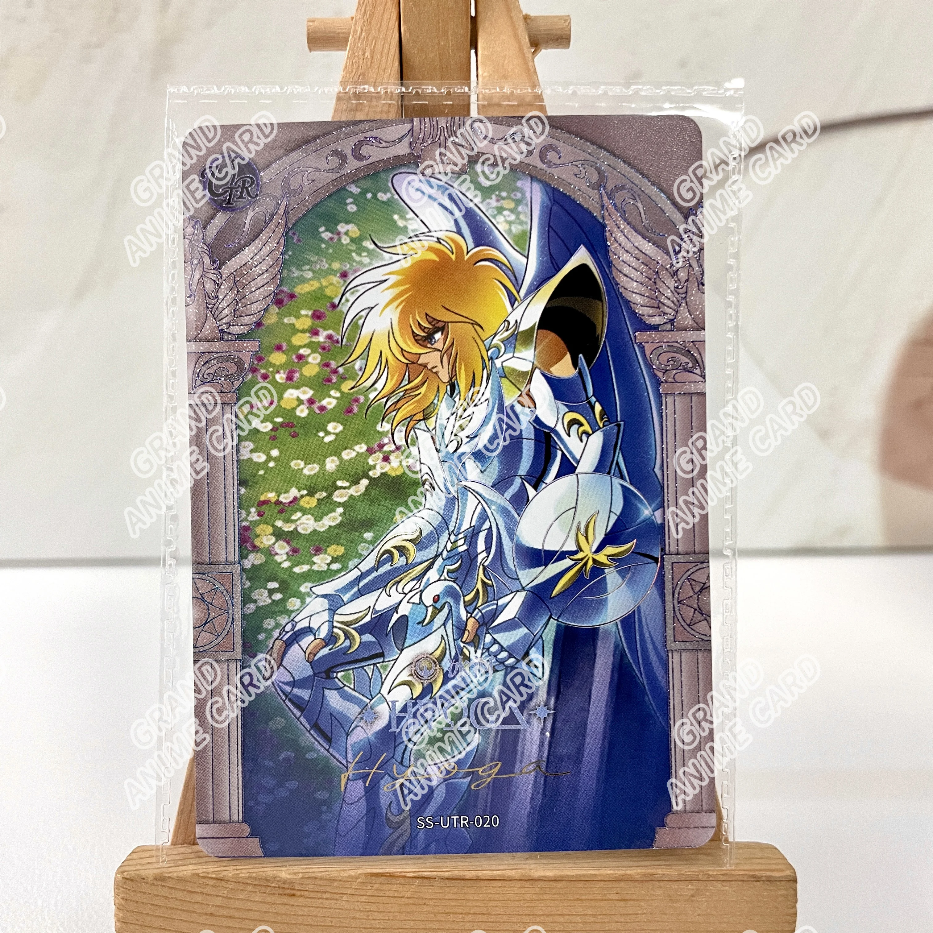 Фото Kayou Genuine Saint Seiya UTR 001-024 Полный набор одной карты Редкая коллекция аниме Афина Посейдон Карточная игрушка Игра Детский подарок №5