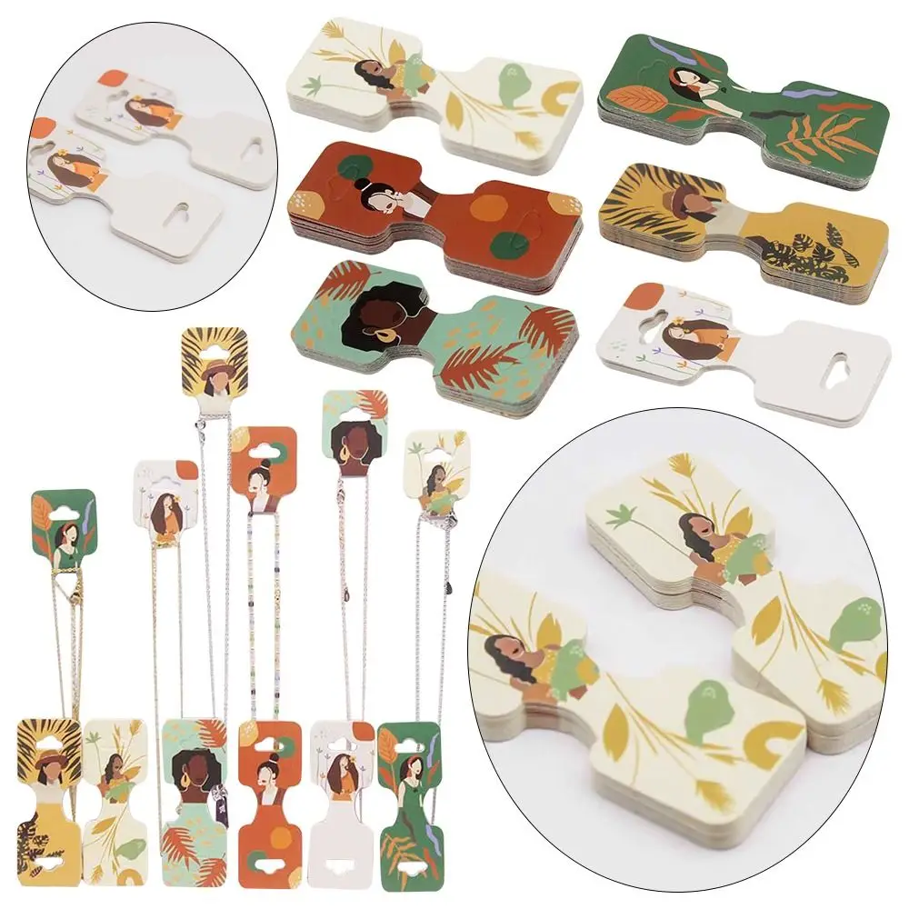 

9.5*3cm DIY Display Jewelry Display Card Decoration Accessory Kraft Paper Necklace Hair Loop Bracelet Packaging