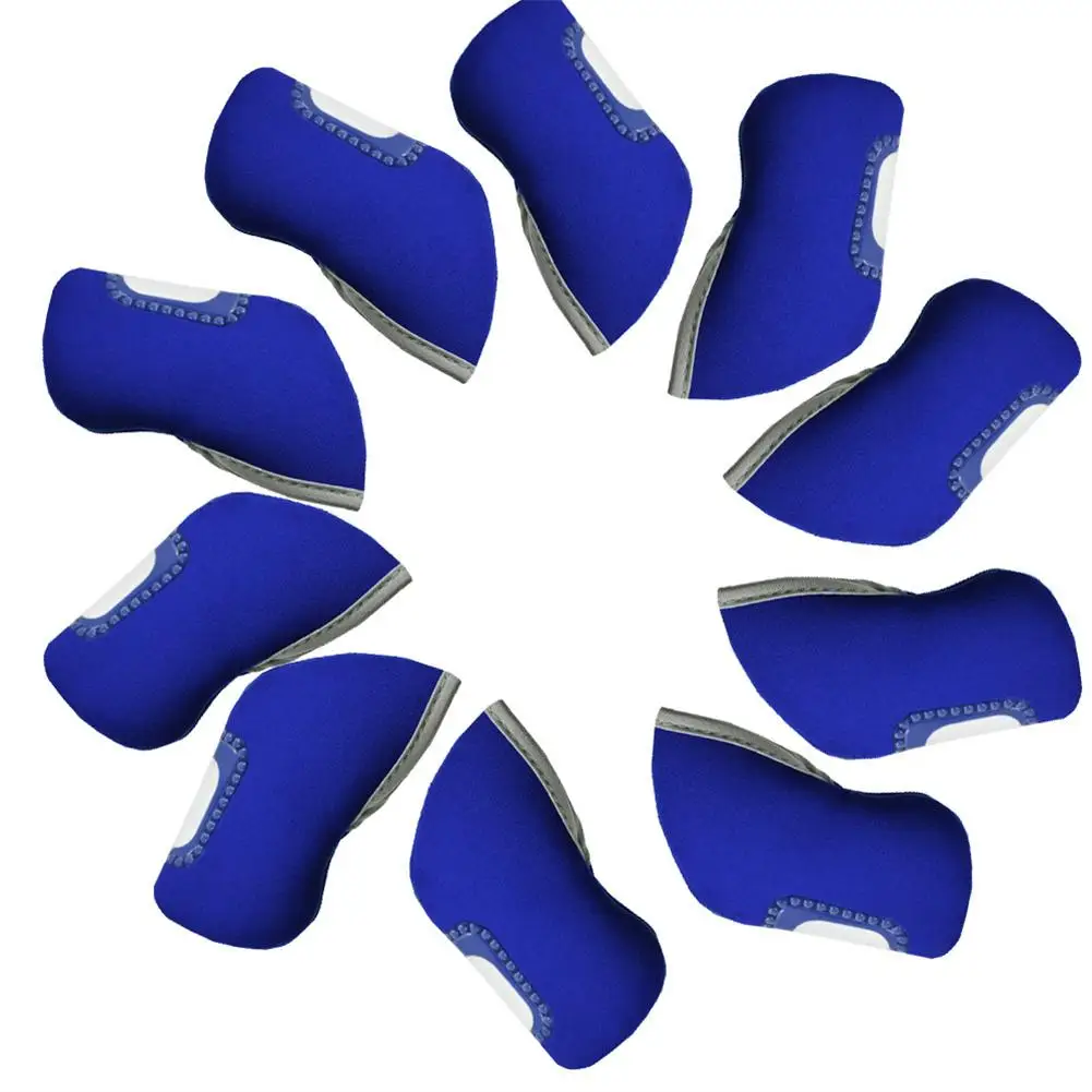 

New Golf Club Head Covers Iron Putter Protective With Transparent Window Wear-resistant Putter Head Protective Headcovers 10pcs
