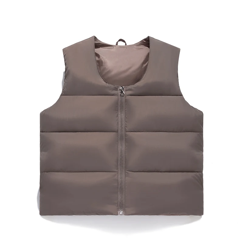 Mens Lightweight Puffer Vest for Winter Fashion Trends Warme Underwear Teenage Crop Bubble Coats Padded Sleeveless Puffer Jacket