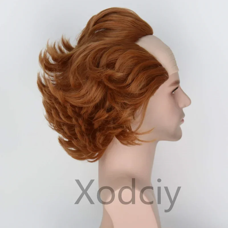 Фильм Стивен Кинг Это Пеннивайз Клоун Джокер Парик Косплей Коричневые Короткие