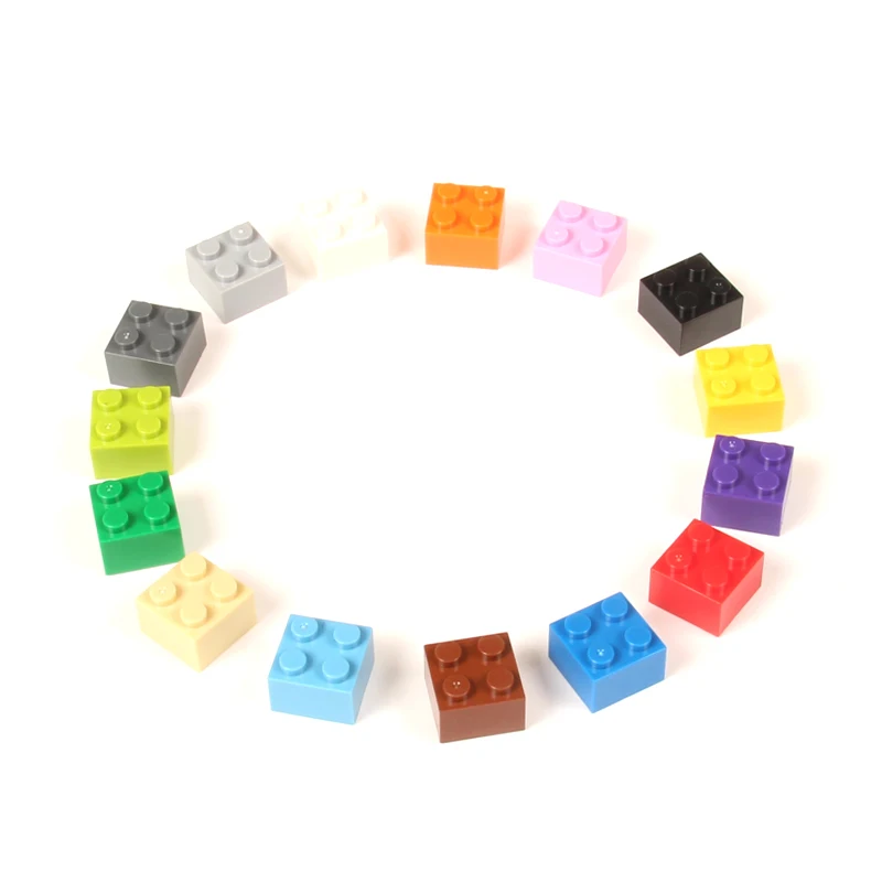 

60pcs DIY 3003 Building Blocks Thick Figures Bricks 2x2 Dots Educational Creative Size Compatible With Plastic Toys for Children