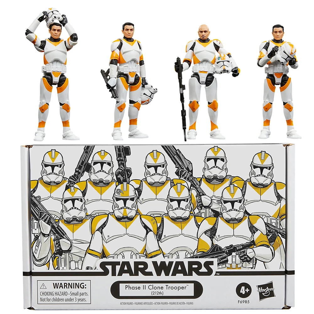 В наличии, Звездные войны, винтажная коллекция, Фаза II, солдат-клон (212th), 3,5-дюймовые Премиум экшн-фигурки, коллекционные игрушки-роботы