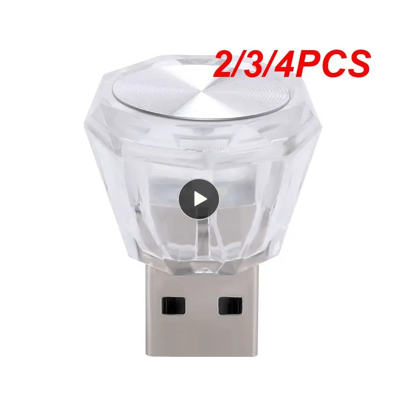 

2/3/4PCS Mini Small Book Lamps For Notebook Laptop Pc Computer Mobile Power Eye Protection Student Study Reading Night Lights