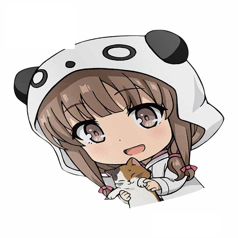 

Автомобильная виниловая наклейка Kaede Azusagawa Bunny Girl Senpai Peeker JDM заднее лобовое стекло