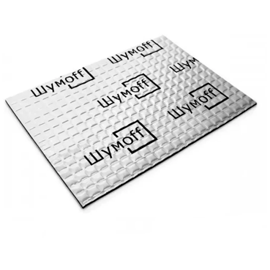 Шумоизоляция / Виброизоляция Шумофф Шумoff Проф 8Ф - 6 листов (размер листа 37 см Х 27 8