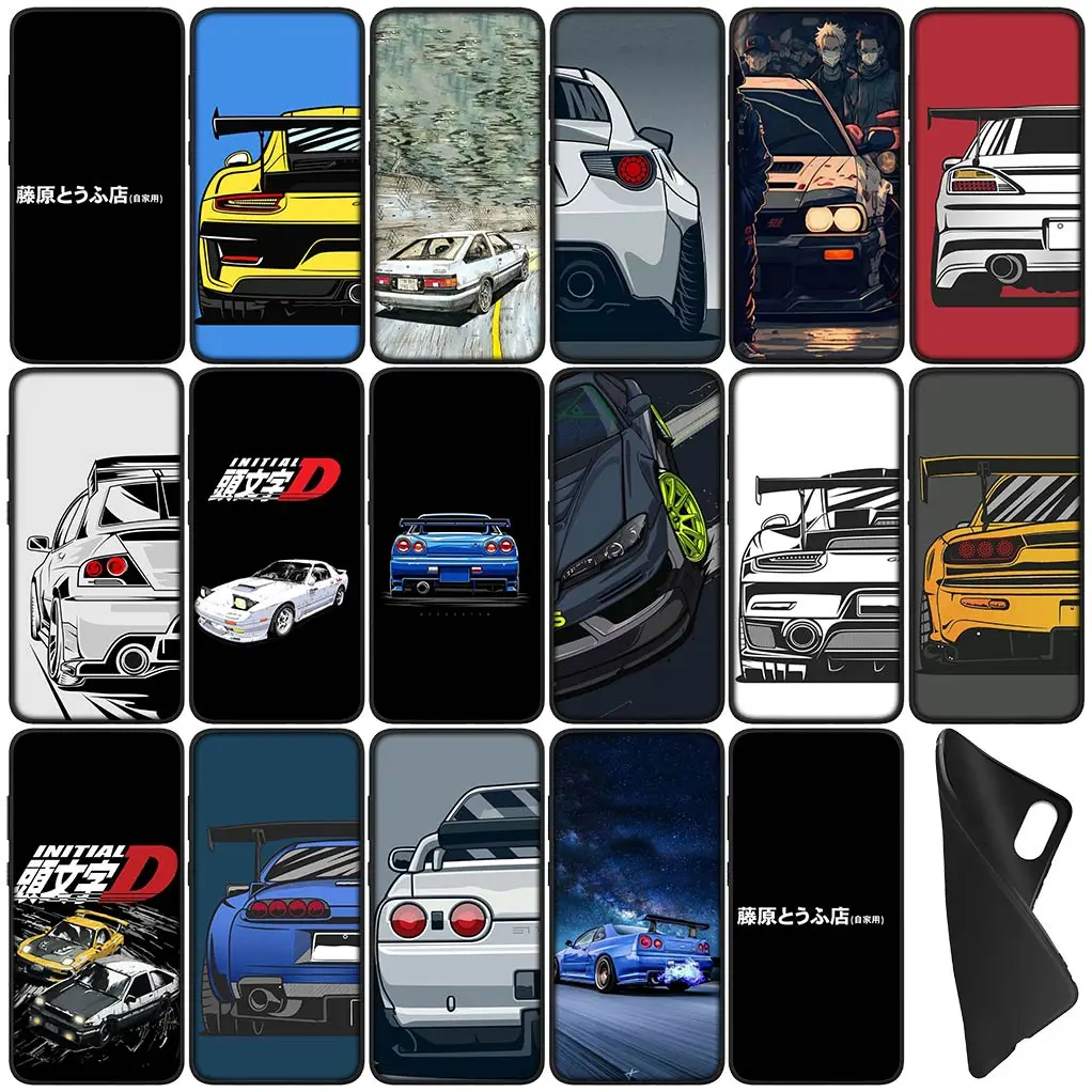 Автомобильные задние фонари Initial D AE86 гибкий чехол для телефона Samsung Galaxy A13 A71 A21S A22