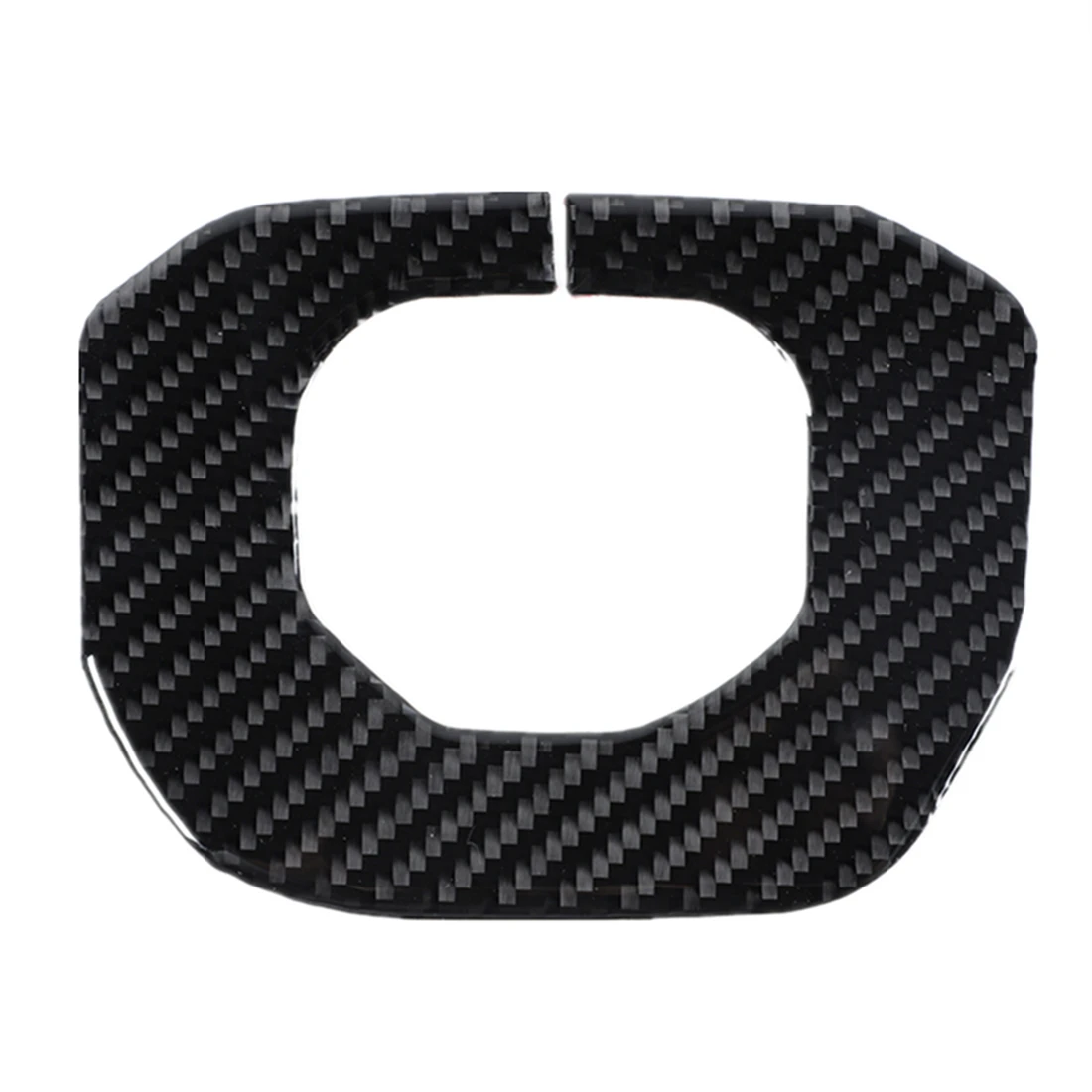 

Car Steering Wheel Center Decoration Cover Trim Stickers for Dodge RAM 1500 2018-2022 Accessories, Carbon Fiber