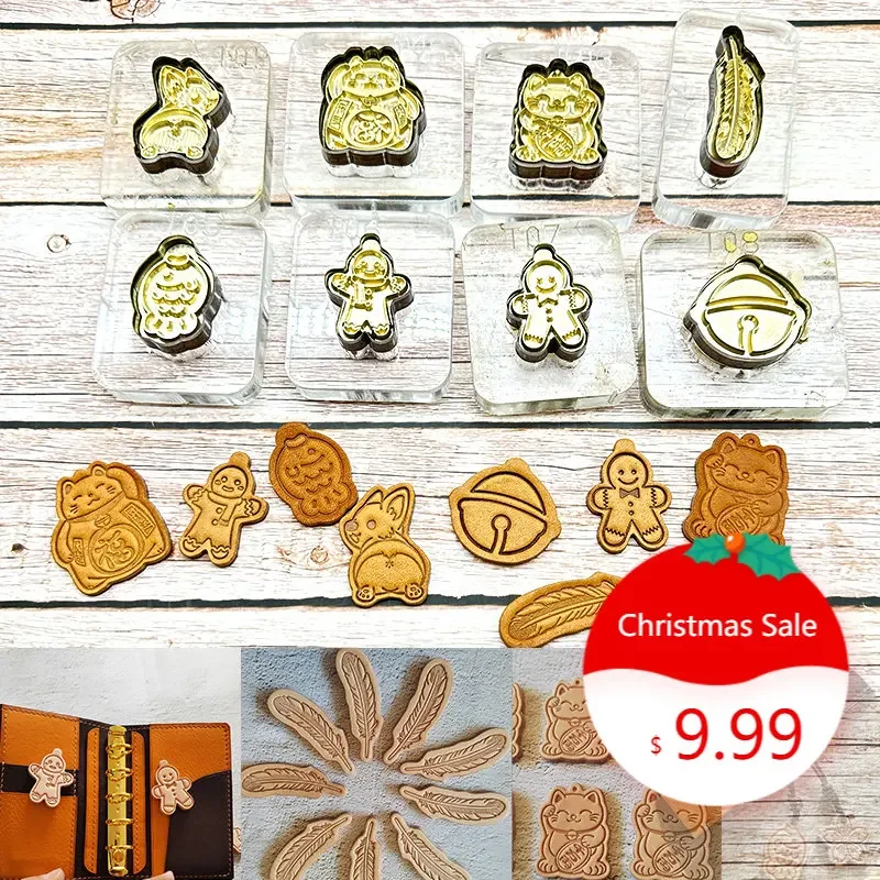 Японское лезвие сделай сам кожаный кулон логотип штамп брелок из фольги