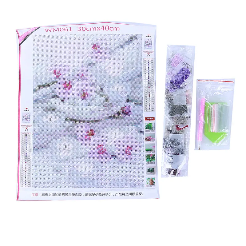 

5D алмазная живопись своими руками вышивка крестиком Zen Orchid Алмазная Вышивка Цветы алмазы мозаика картины алмазная живопись