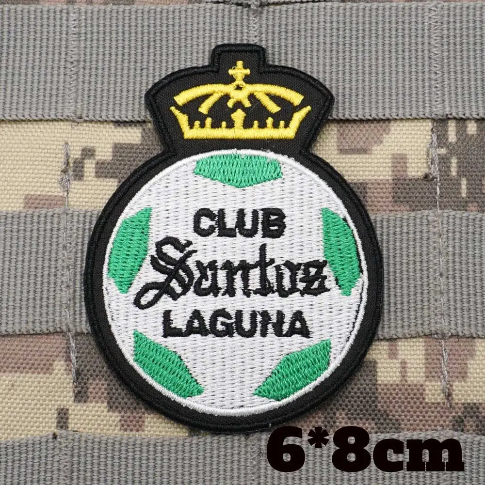 Мексиканский клуб военные тактические вышитые нашивки нарукавник с подкладкой крючка для одежды