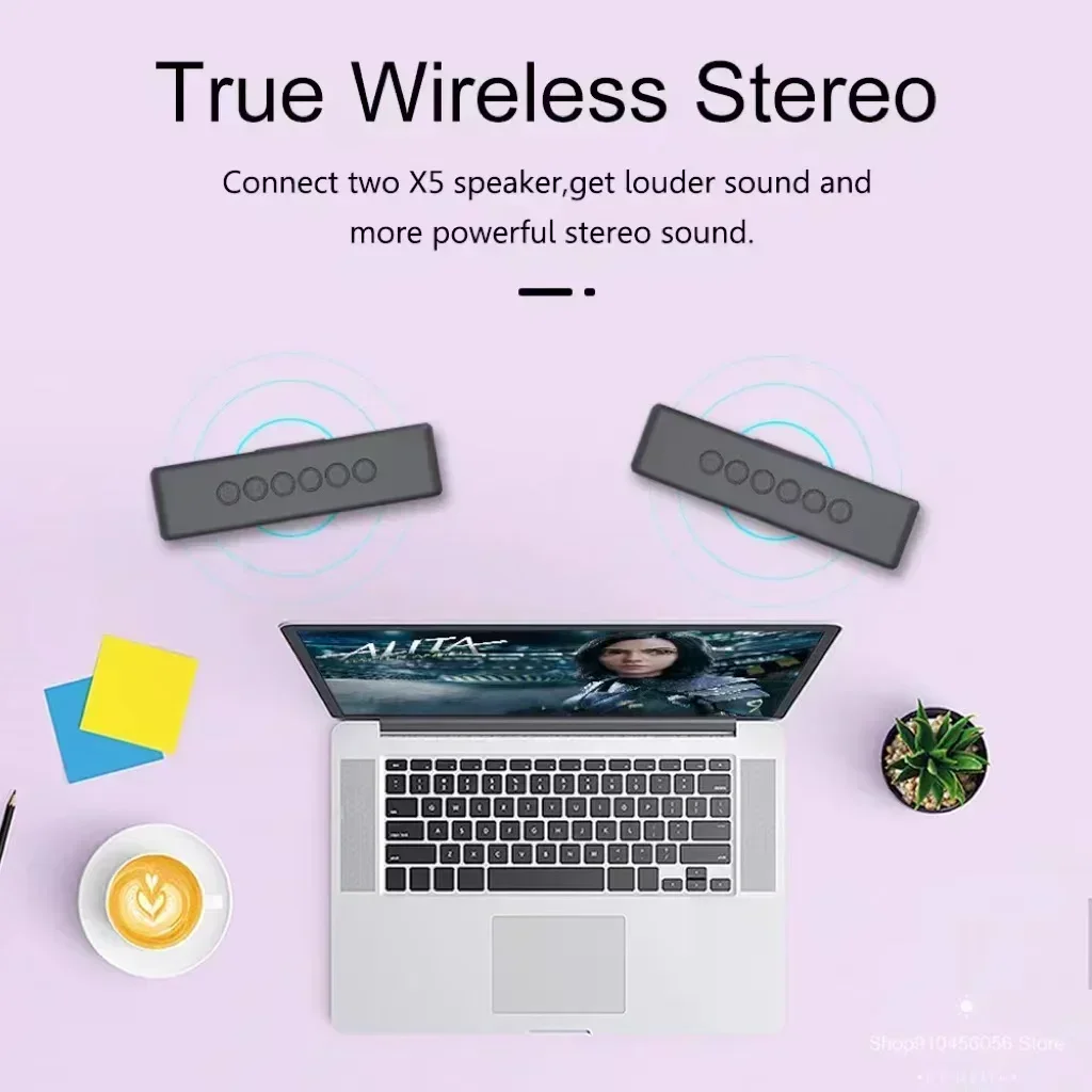 Беспроводной Bluetooth-динамик V5.0 TWS Type-C