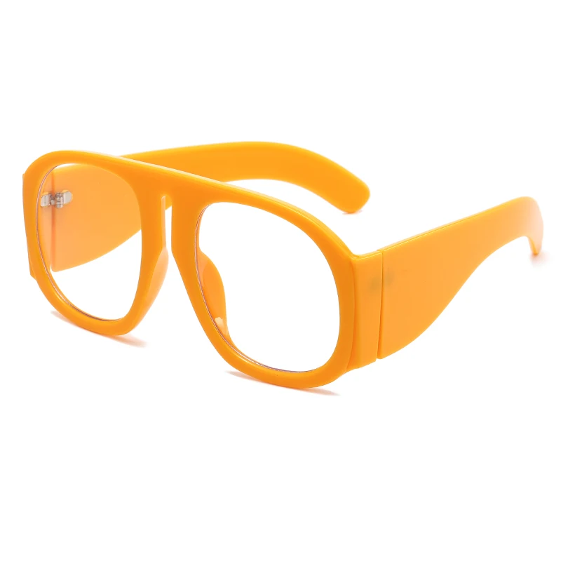 Модные женские овальные очки в стиле ретро оправа для очков трендовые с плоским