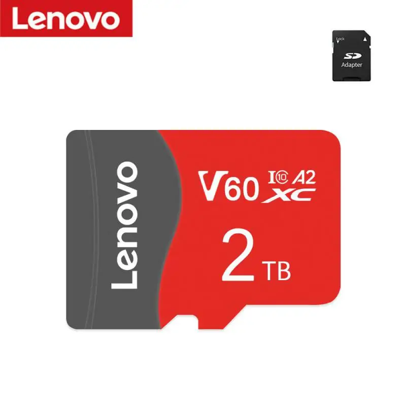 

Lenovo High Speed Micro SD Card 2TB 1TB 512GB 256GB 64GB 32GB SD Memory Card 128GB Class 10 Flash Card For Phone/Tablet PC
