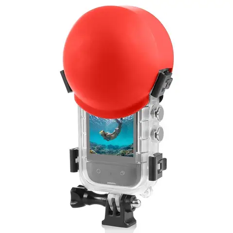 Невидимый защитный силиконовый чехол для объектива для дайвинга Insta360 X3/X4 аксессуары для экшн-камеры