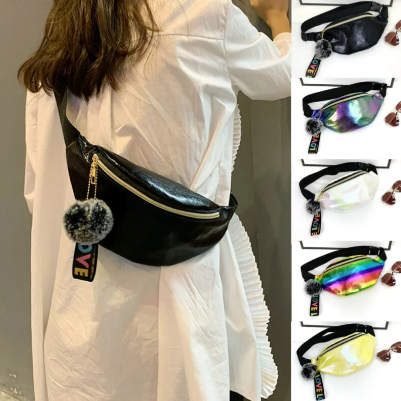 

Women Girls Fashion Casual Waterproof Crossbody Shoulder Waist Fanny Pack Belt Pouch Hip Bum Bag Travel Sport Small Purse