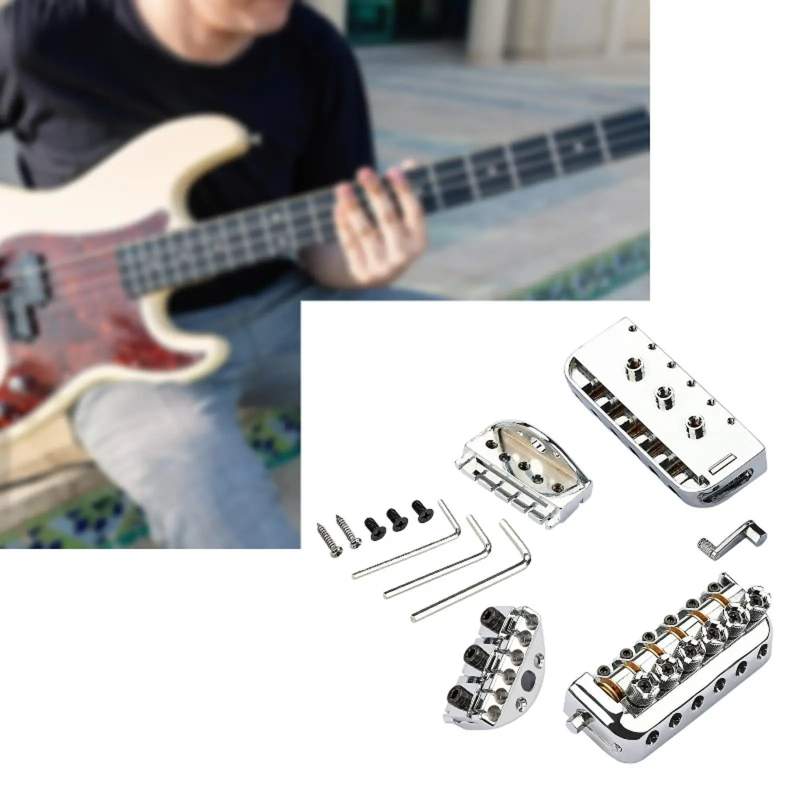 Бесголовый мостовой замок и струнный для музыкальных инструментов