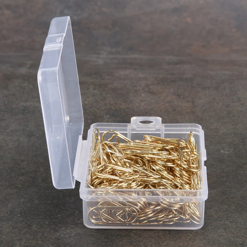 

150 Pieces Cute Paper Clips Mini Clips Heart Shaped Paperclips Bookmark Clips For Office Supplier School