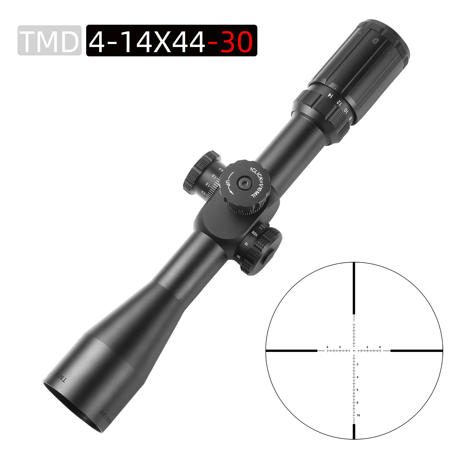 

TMD 4-14x44 FFP Tactical Rifle Scope Hunting PCP First Focus Plane Riflescope Spotting Optical Collimator Air Gun Sight