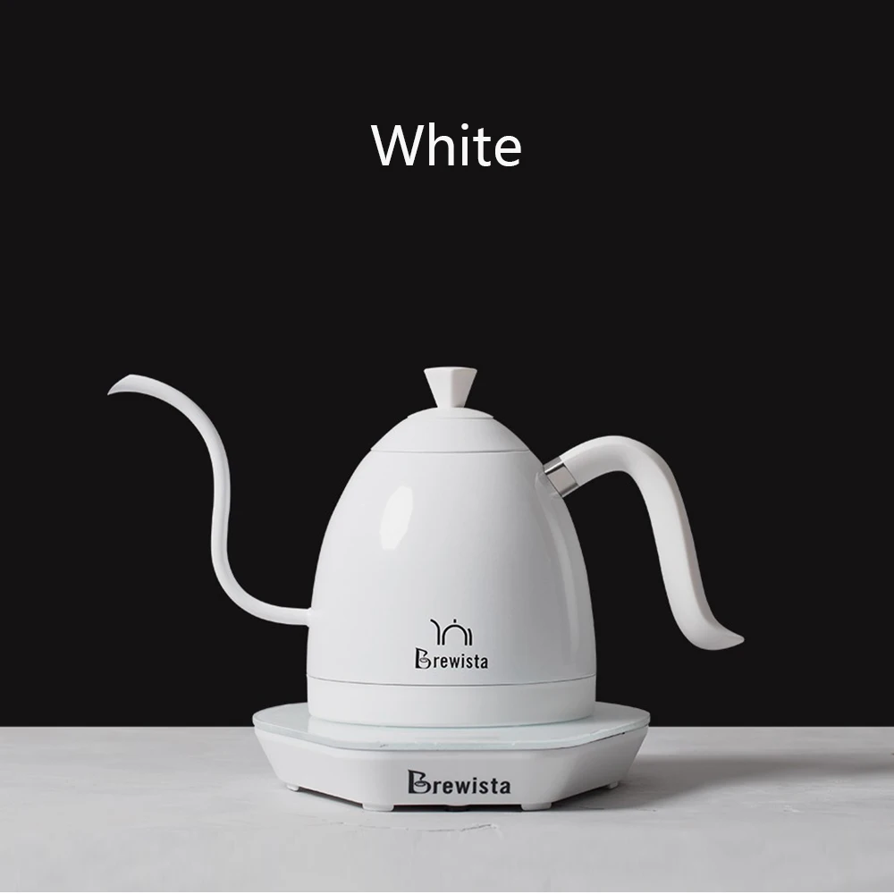 Brewista Electric Gooseneck 220V Coffee Kettle Stainless Steel 600ml Adjustable Variable Temperature Digital Coffee Pot
