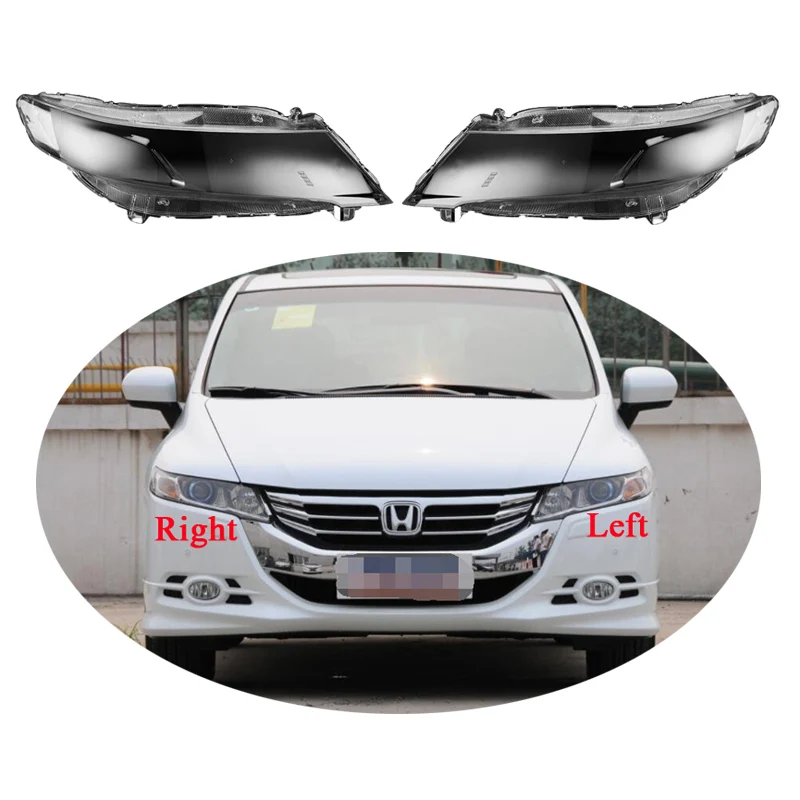 

Use For Honda Odyssey RB3 2009~2014 Headlamp Cover Shade Front Headlight Lamp Shell Plexiglass Replace The Original Lampshade