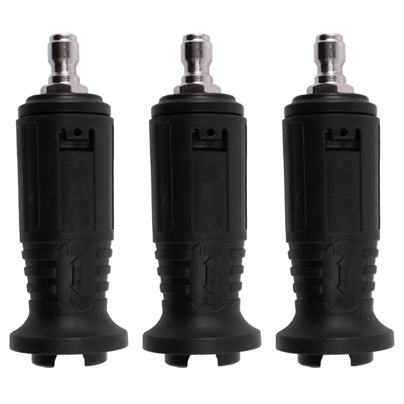 

3X Auto Tool Adjustable High Pressure Washer Nozzle Tips,Variable Spray Pattern, 1/4Inch Quick Connect