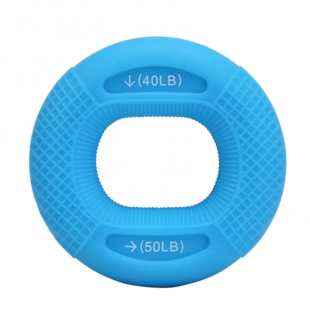 

Silicone Adjustable Hand Grip 20-80Lb Gripping Ring Finger Forearm Trainer Carpal Expander Muscle Workout Exercise Gym Fitness
