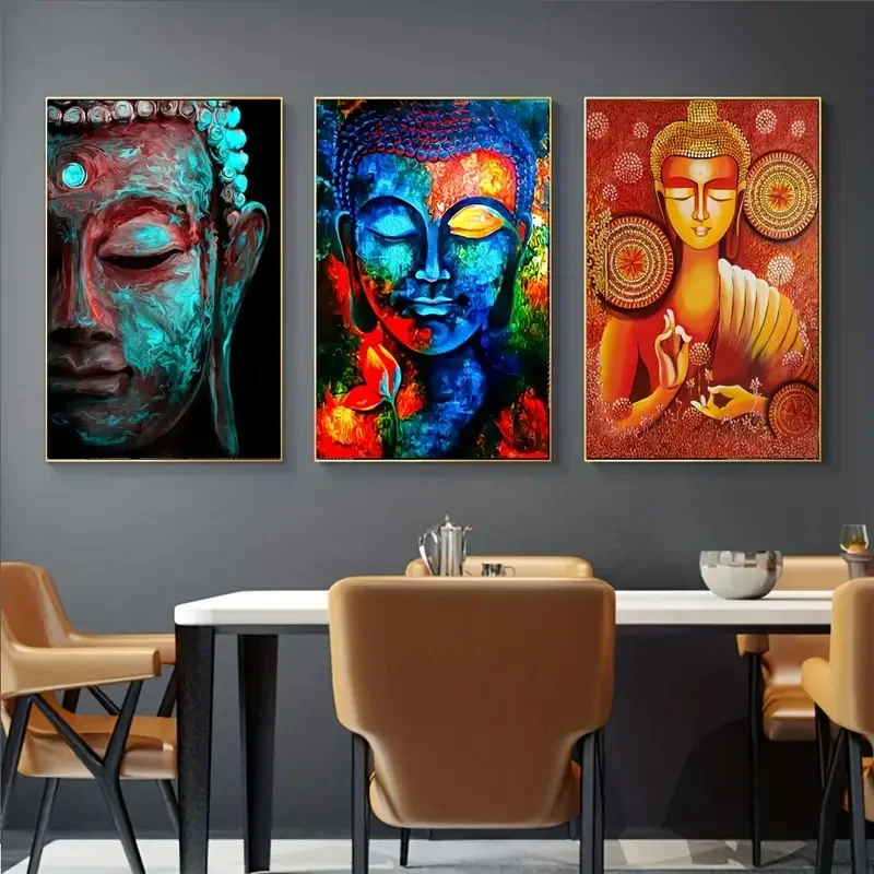 3 шт. буддистская почтовая картина будды
