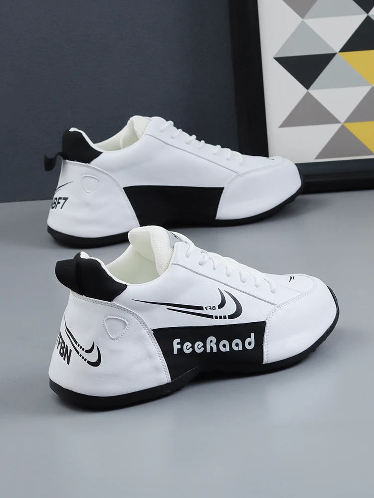 Genuine Leather Men's Shoes Autumn New Trendy Casual Sneaker Soft Bottom Running Lightweight All-Matching...