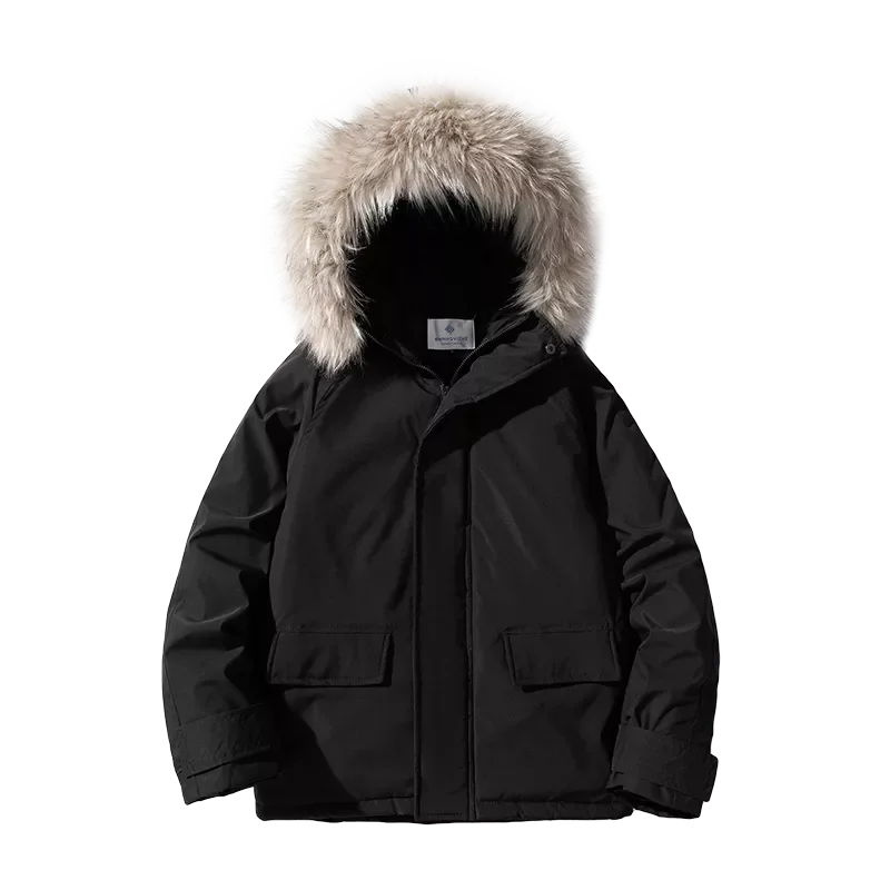 Winter Fashion Warm Padded Parka Casual Zipper Harajuku Bubble Men Parkas Windproof Puffer Men 2021