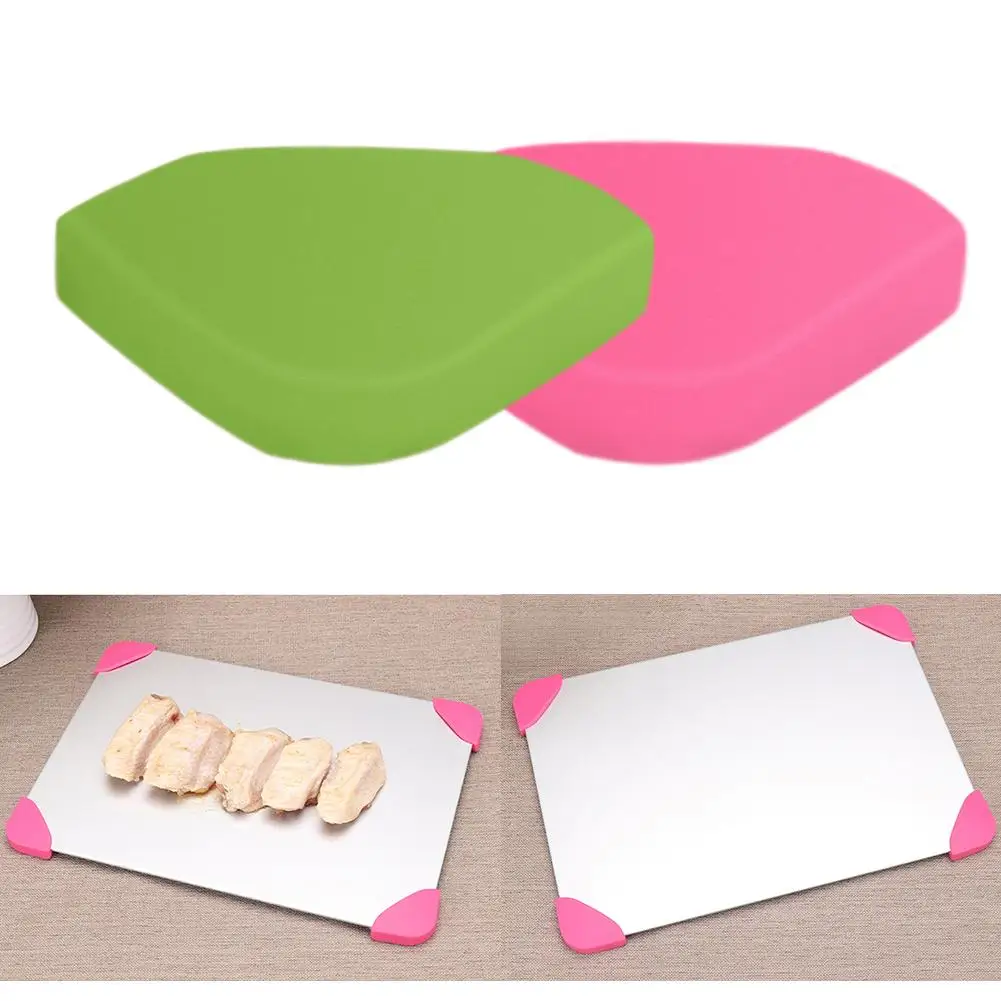 

Plastic Defrost Tray Corner Protector Edge Safety Cover Meat Food Pad Mat Supplies Safety Covers Guard Kitchen Tools